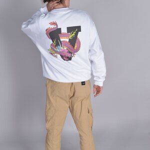 Oversized white sweatshirt size M